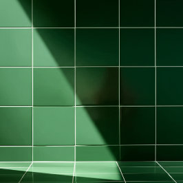 Rustieke donkergroene wand | Minimalistisch vierka Tegeltje