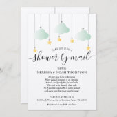 Rustieke douche per post lange afstand neutraal Ba Kaart (Voorkant / Achterkant)