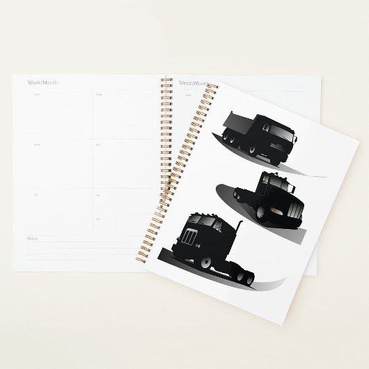 Rustieke Drie Zwarte Trucks Truck Design Planner