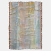 Rustieke Drip Waterverf Print Deken (Voorkant Verticaal)