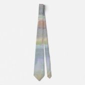 Rustieke Drip Waterverf Print Stropdas (Voorkant)