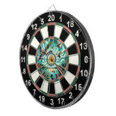 Rustieke Duck Jagen Wall Decor Dartbord (Voorkant Rechts)