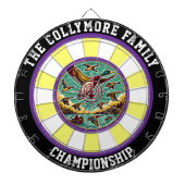 Rustieke Ducks in Sky Design Dartbord (Voorkant)