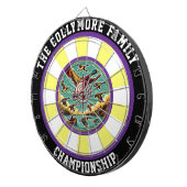 Rustieke Ducks in Sky Design Dartbord (Voorkant Rechts)