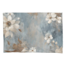 Rustieke Dusty Blue Brown Cream Boerderij Bloemen