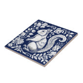 Rustieke Eekhoorn Keramische Tegel Tegeltje (Zijkant)