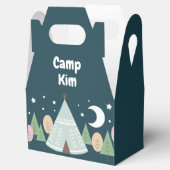 Rustieke een gelukkige camper 1e verjaardag bedankdoosjes (Geopend)