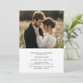 Rustieke Eenvoudige Digitale Budget Vrijgezellenfe Kaart (Staand voorkant)