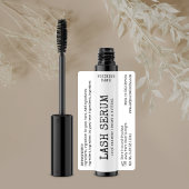 Rustieke Eenvoudige Lash Serum Mascara Tube Wrap R Labels