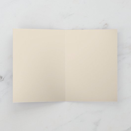 Rustieke Eenvoudige Moderne Trendy Kerstboom Feestdagen Kaart (Binnen)