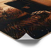 Rustieke eenzaamheid in een Mountain Wilderness Po Poster (Hoek)