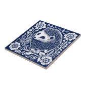 Rustieke Egel Keramiek Tegeltje (Zijkant)