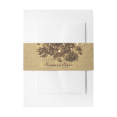 Rustieke eiken boom takken string verlichting brui uitnodigingen wikkel (Voorkant Voorbeeld)