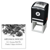 Rustieke eiken boomtakken  zelfinktende stempel (In situ)