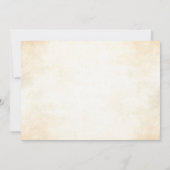 Rustieke  Eikenboomtakken Trouwfoto's Bedankkaart (Achterkant)