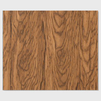 Rustieke eikenhoutnerf textuur cadeaupapier