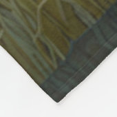 Rustieke elanden boho bos avontuur fleece deken (Hoek)