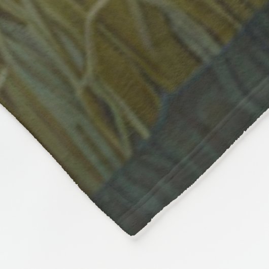 Rustieke elanden boho bos avontuur fleece deken (Hoek)