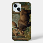 Rustieke elanden boho bos groen Case-Mate iPhone case (Achterkant)