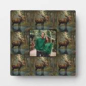 Rustieke elanden herten boho bos foto fotoplaat (Voorkant)