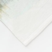 Rustieke elandhut stijl waterverf  fleece deken (Hoek)