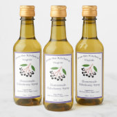 Rustieke Elderberry stroop flesetiket Sticker (Flessen)