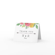 Rustieke Elegant dankt u kaardt