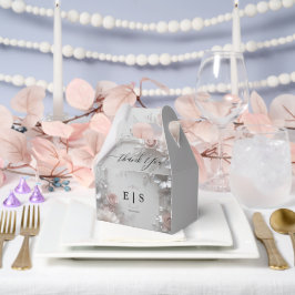 Rustieke Elegante 3D Bloemen Huwelijk Bedankdoosjes