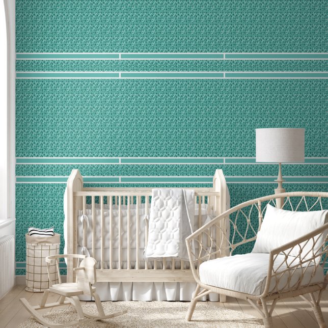 Rustieke Elegante Bloem Motief Behang (Kinderen)