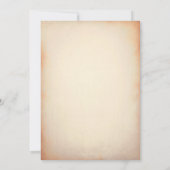 Rustieke Elegante  Bloemenbruiloft Uitnodiging (Achterkant)