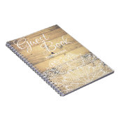 Rustieke Elegante Boerderij Mandala Guest Book Notitieboek (Rechterzijde)