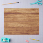 Rustieke Elegante Cottage Textuur Licht Houtstruct Tissuepapier (Craft)