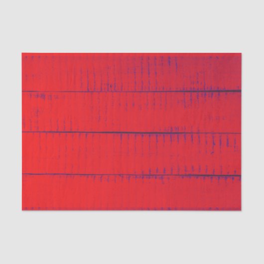      Rustieke Elegante Cottage Textuur Rood Houtst Tissuepapier (Voorkant)