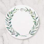 Rustieke elegante dank u foto land bruiloft bedankjes labels (Achterkant)