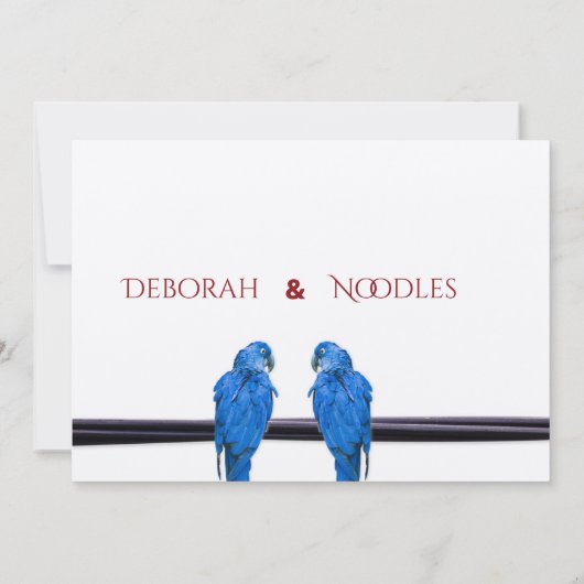 rustieke Elegante en unieke vogel save the date Kaart (Achterkant)