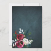 Rustieke elegante housewarmingparty met Kerstthema Kaart (Achterkant)