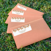 Rustieke elegante kalligrafie Boho-Chic bruiloft Etiket