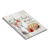 Rustieke Elegante Landelijke Boerderij Familie Rec Notitieboek (Rechterzijde)
