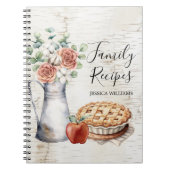 Rustieke Elegante Landelijke Boerderij Familie Rec Notitieboek (Voorkant)