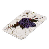 Rustieke Elegante Paarse druiven Magneet (Linkerzijde)