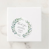 Rustieke elegante Waterverf verlaat Bruiloft Dank Bedankjes Labels (In situ)