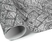 Rustieke Elegantie Abstracte compositie Cadeaupapier (Rol Hoek)