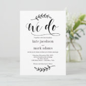 Rustieke Elegantie BEWERKBARE KLEUR Trouw Uitnodig Bedankkaart (Staand voorkant)