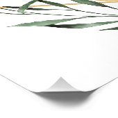 Rustieke Elegantie Bloemen, Goud-Geometrisch, Brui Perfect Poster (Hoek)