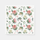 Rustieke Elegantie Blush Roze Vrijgezellenfeest Servet (Voorkant)