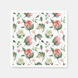 Rustieke Elegantie Blush Roze Vrijgezellenfeest Servet