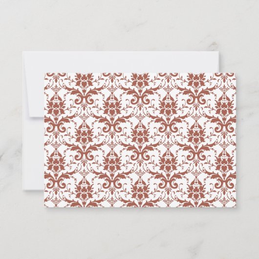 Rustieke Elegantie Bronzen Geometrische Diamant We RSVP Kaartje (Achterkant)