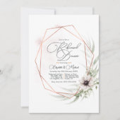 Rustieke Elegantie Bronzen Geometrische Repetitie  Kaart (Voorkant)