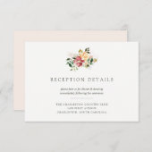 Rustieke Elegantie | Details van het huwelijksfees Kaart (Voorkant / Achterkant)