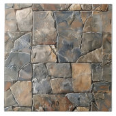 Rustieke elegantie: gegroepeerde flagstone Tegels Tegeltje (Voorkant)